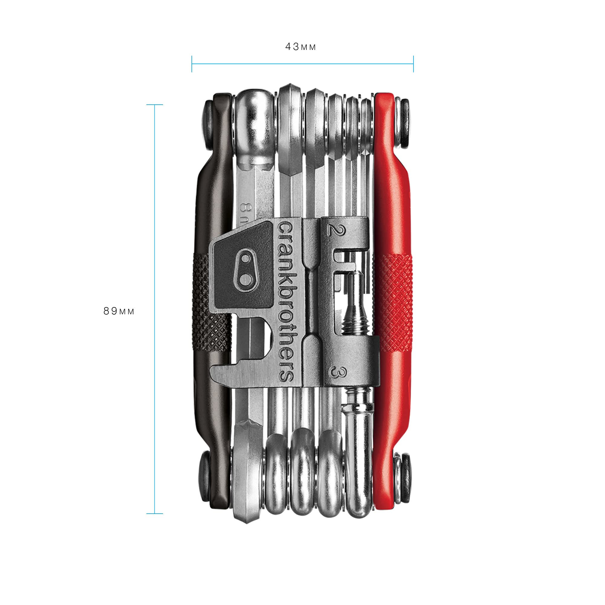 Amazon.com : Crankbrothers Multi Tool M 17 Matte Black Red